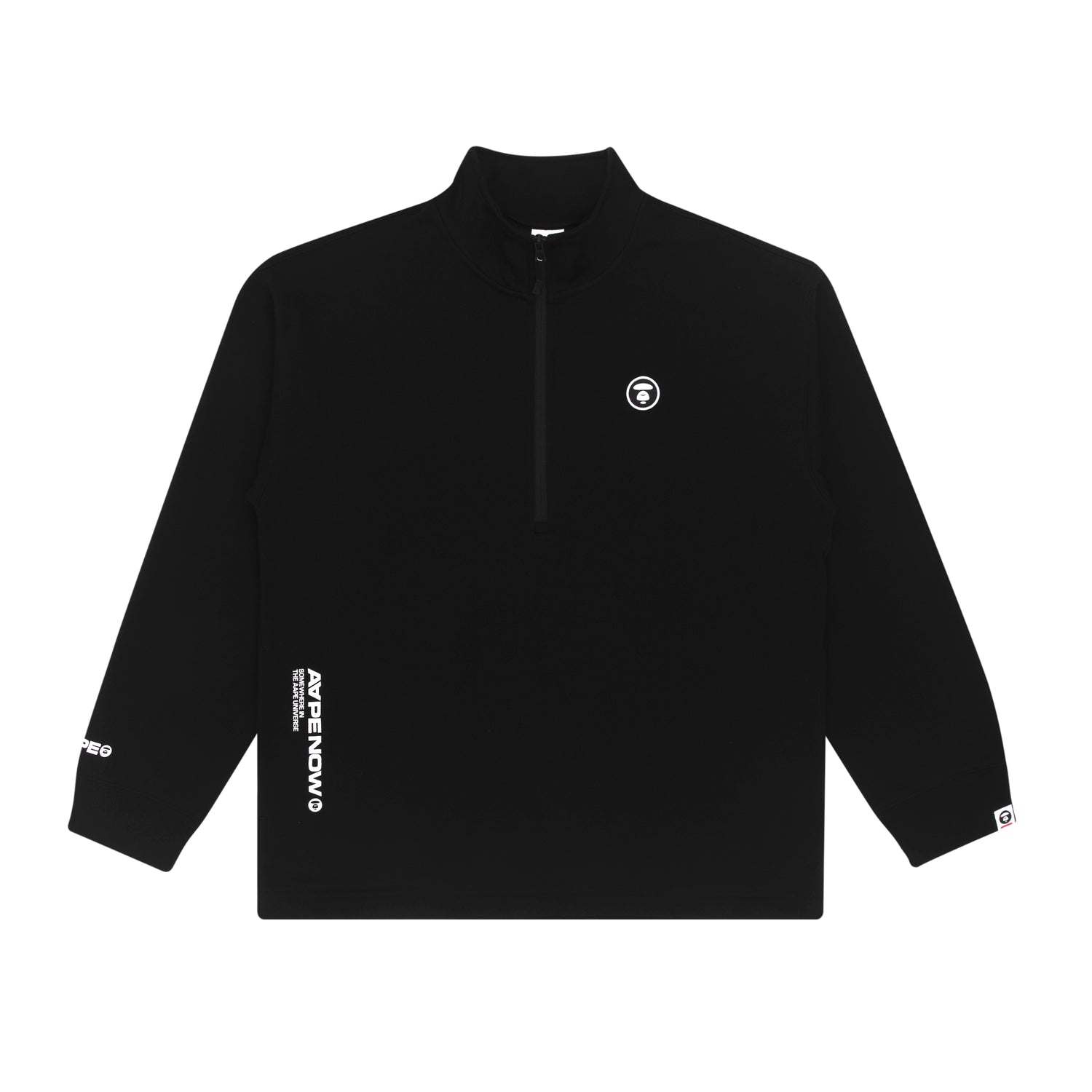 AAPE LOGO ZIP SWEATSHIRT