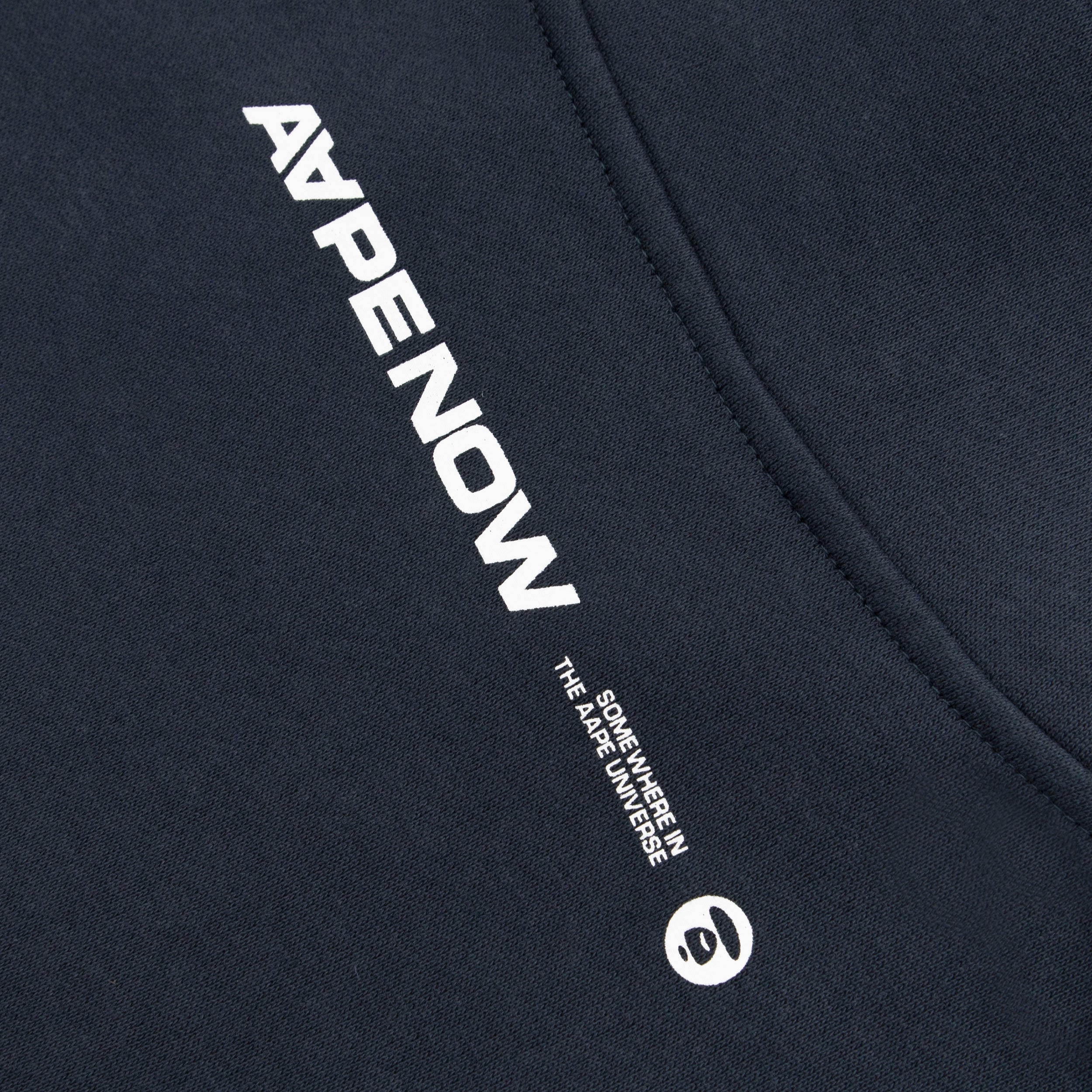 AAPE LOGO ZIP SWEATSHIRT