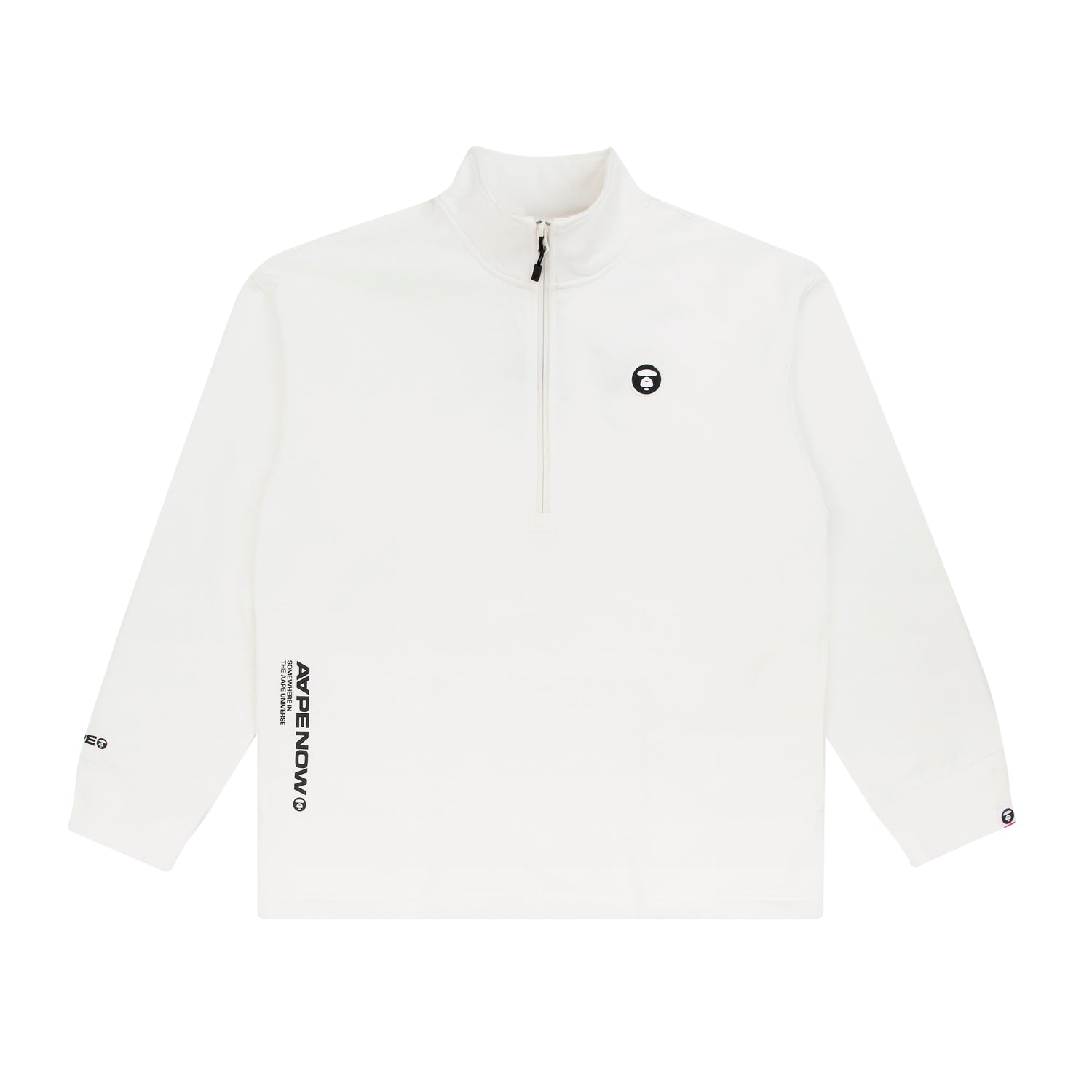 AAPE LOGO ZIP SWEATSHIRT