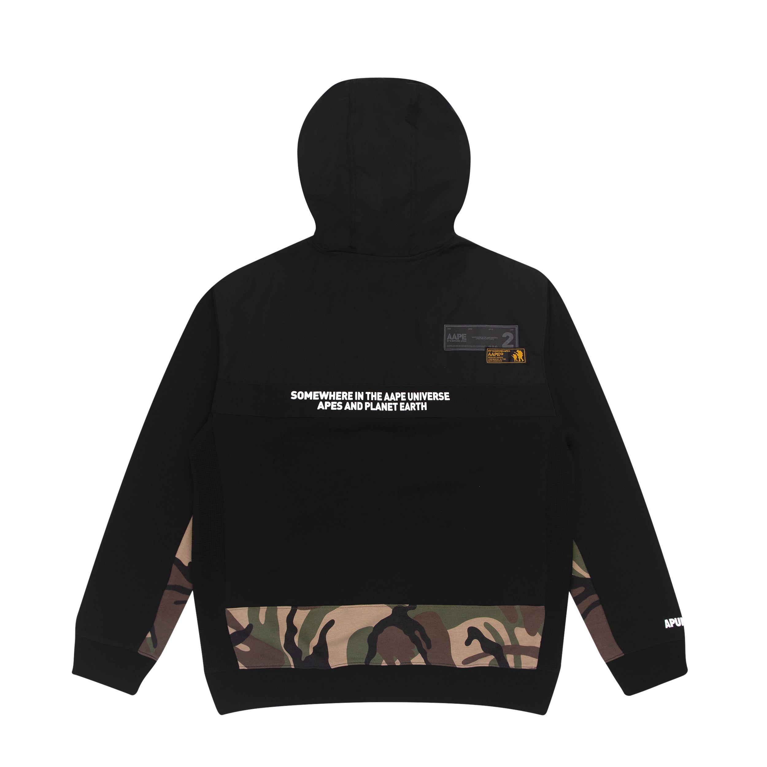 AAPE LOGO CAMO ZIP HOODIE