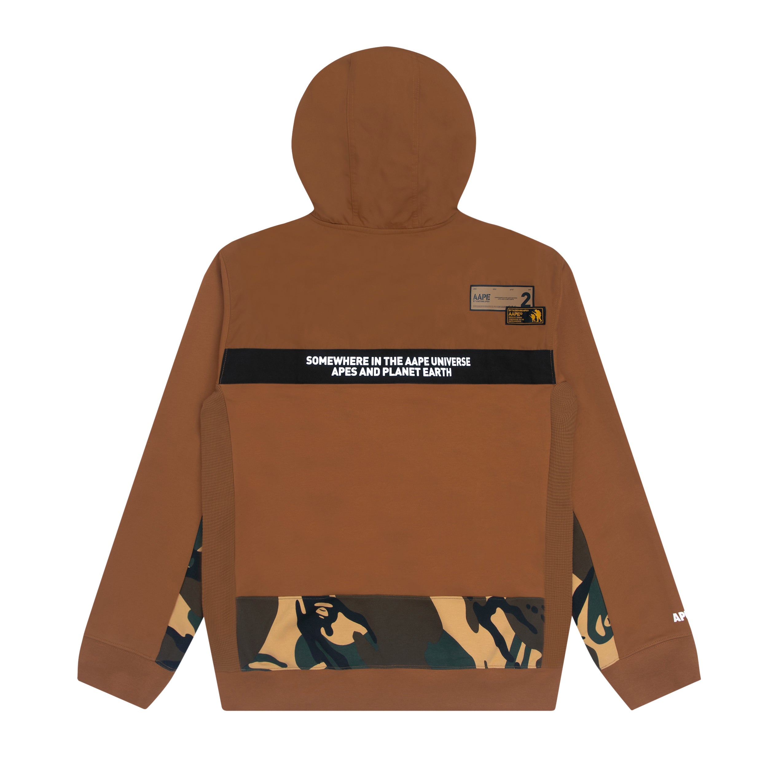 AAPE LOGO CAMO ZIP HOODIE