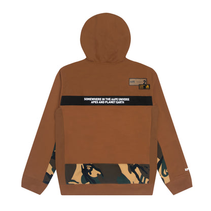 AAPE LOGO CAMO ZIP HOODIE