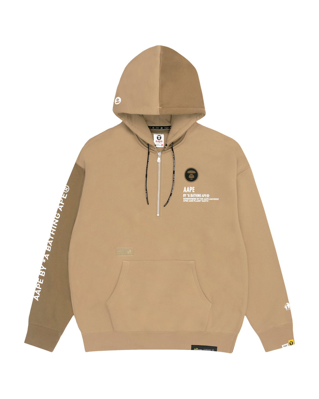 AAPE HALF-ZIP HOODIE