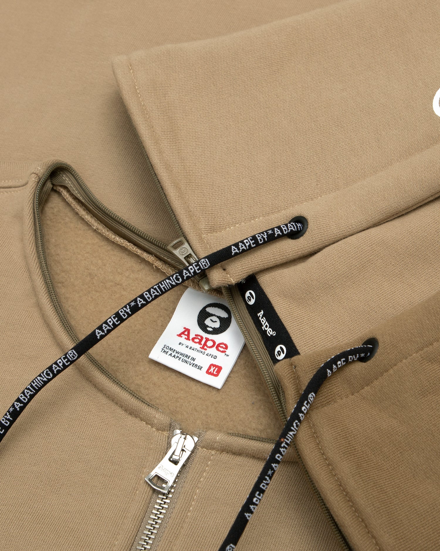 AAPE HALF-ZIP HOODIE