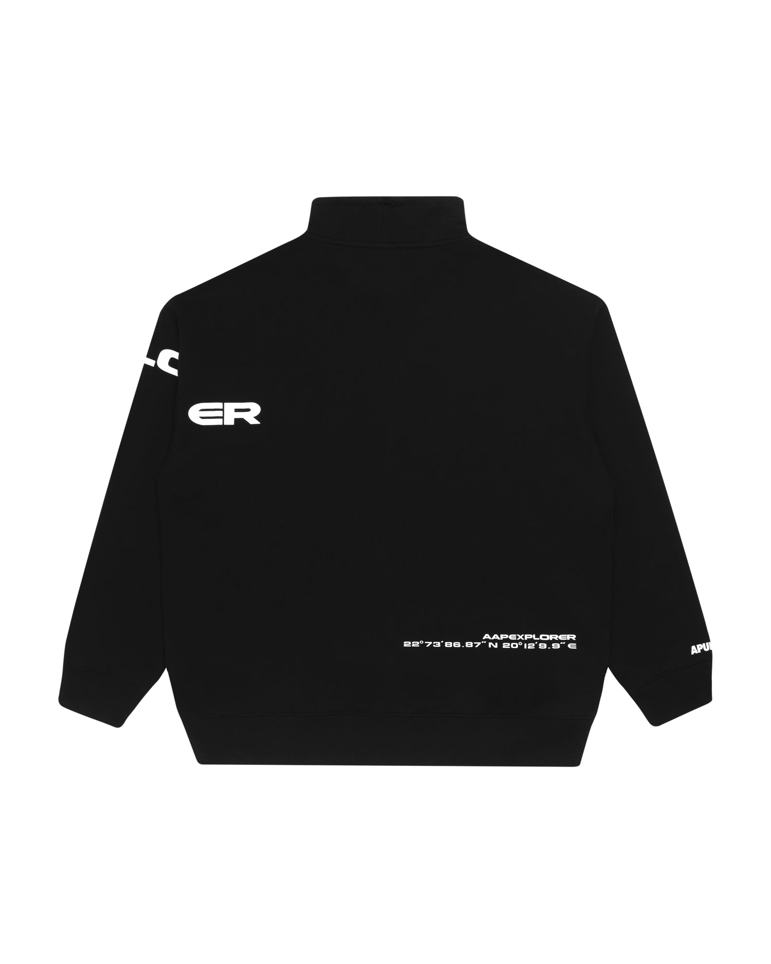 AAPE LOGO MOCK NECK SWEATSHIRT