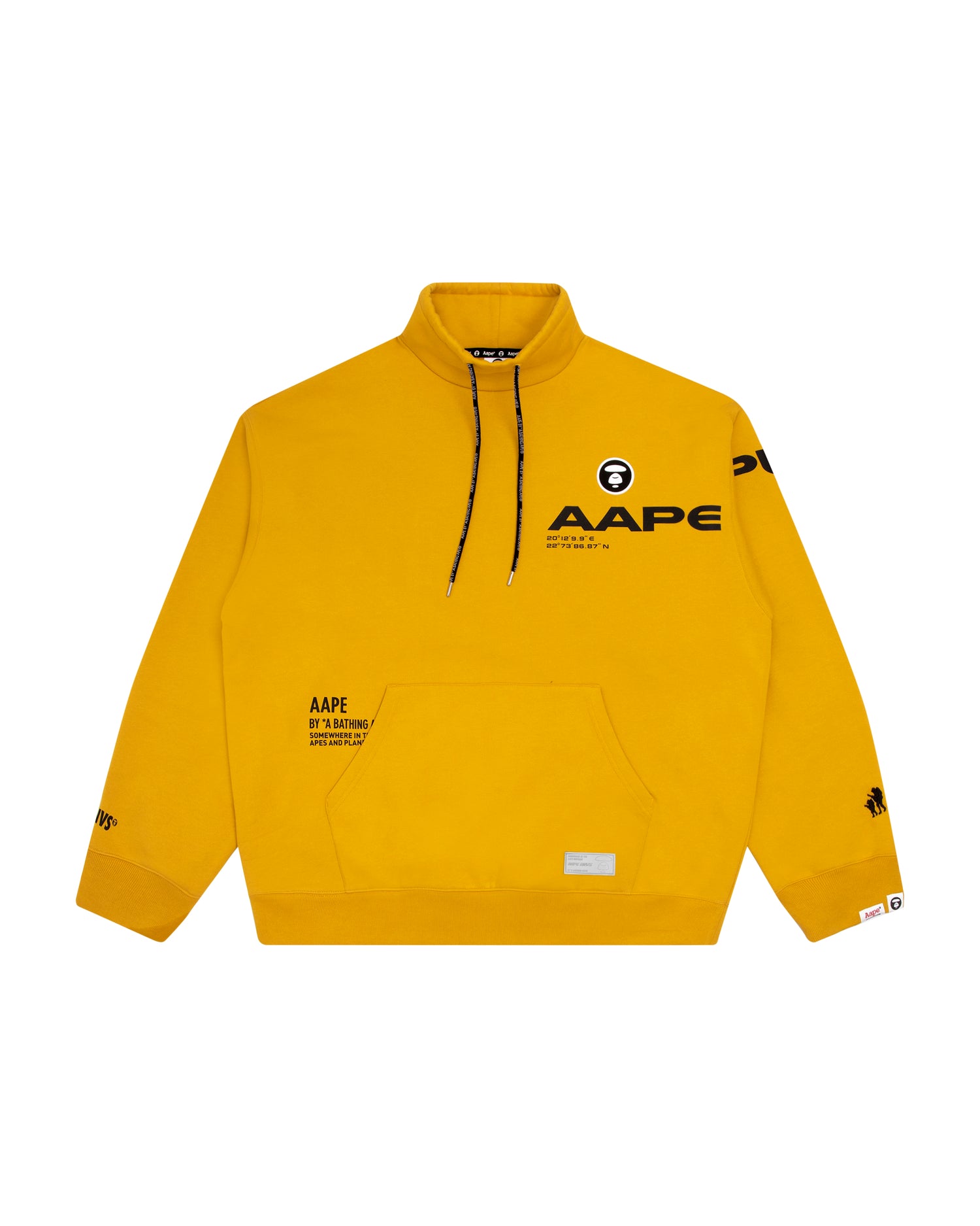 AAPE LOGO MOCK NECK SWEATSHIRT