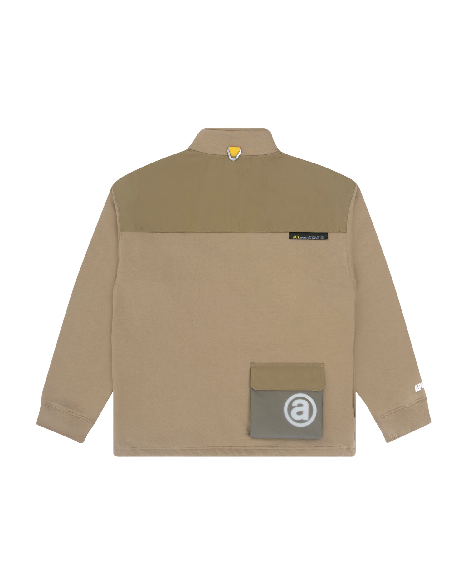 AAPE LOGO QUARTER ZIP SWEATSHIRT