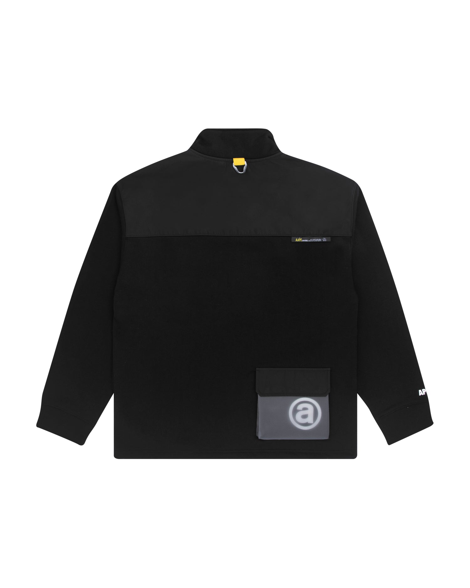 AAPE LOGO QUARTER ZIP SWEATSHIRT