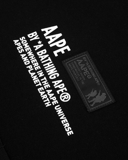 AAPE LOGO QUARTER ZIP SWEATSHIRT