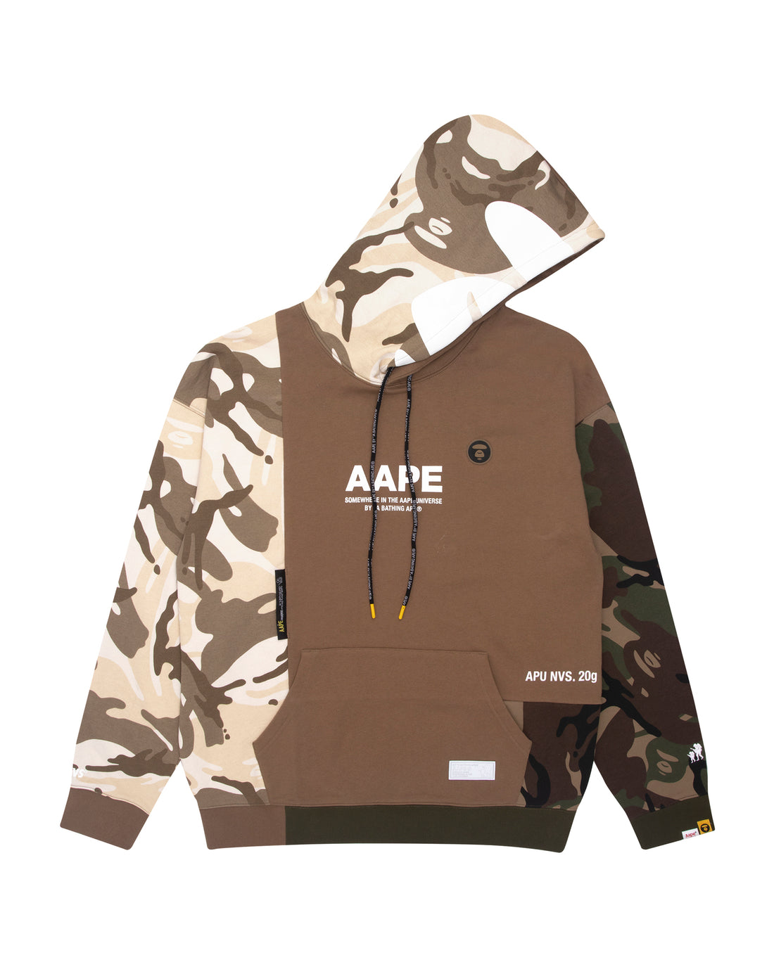 AAPE PANELLED HOODIE