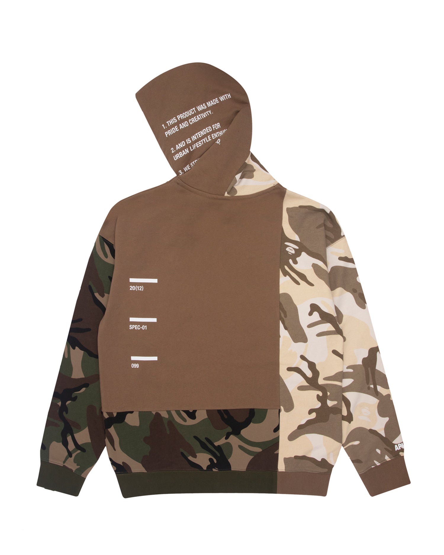 AAPE PANELLED HOODIE