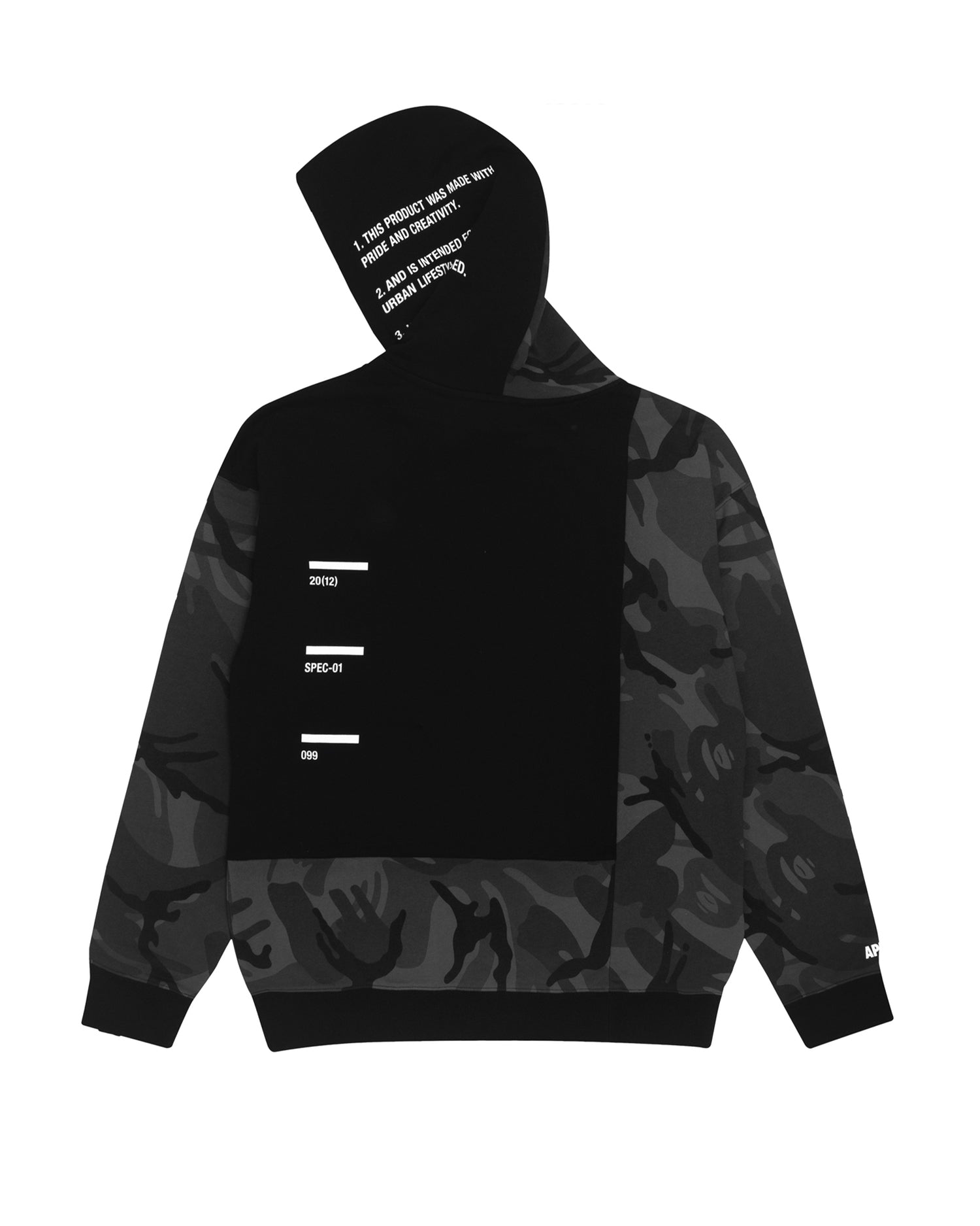 AAPE PANELLED HOODIE