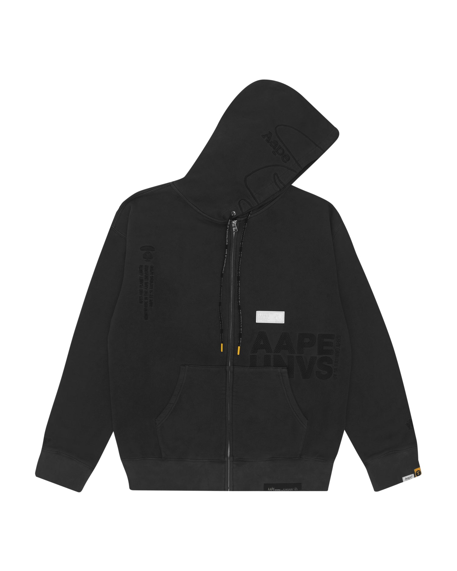 AAPE EMBROIDERED ZIP-UP HOODIE