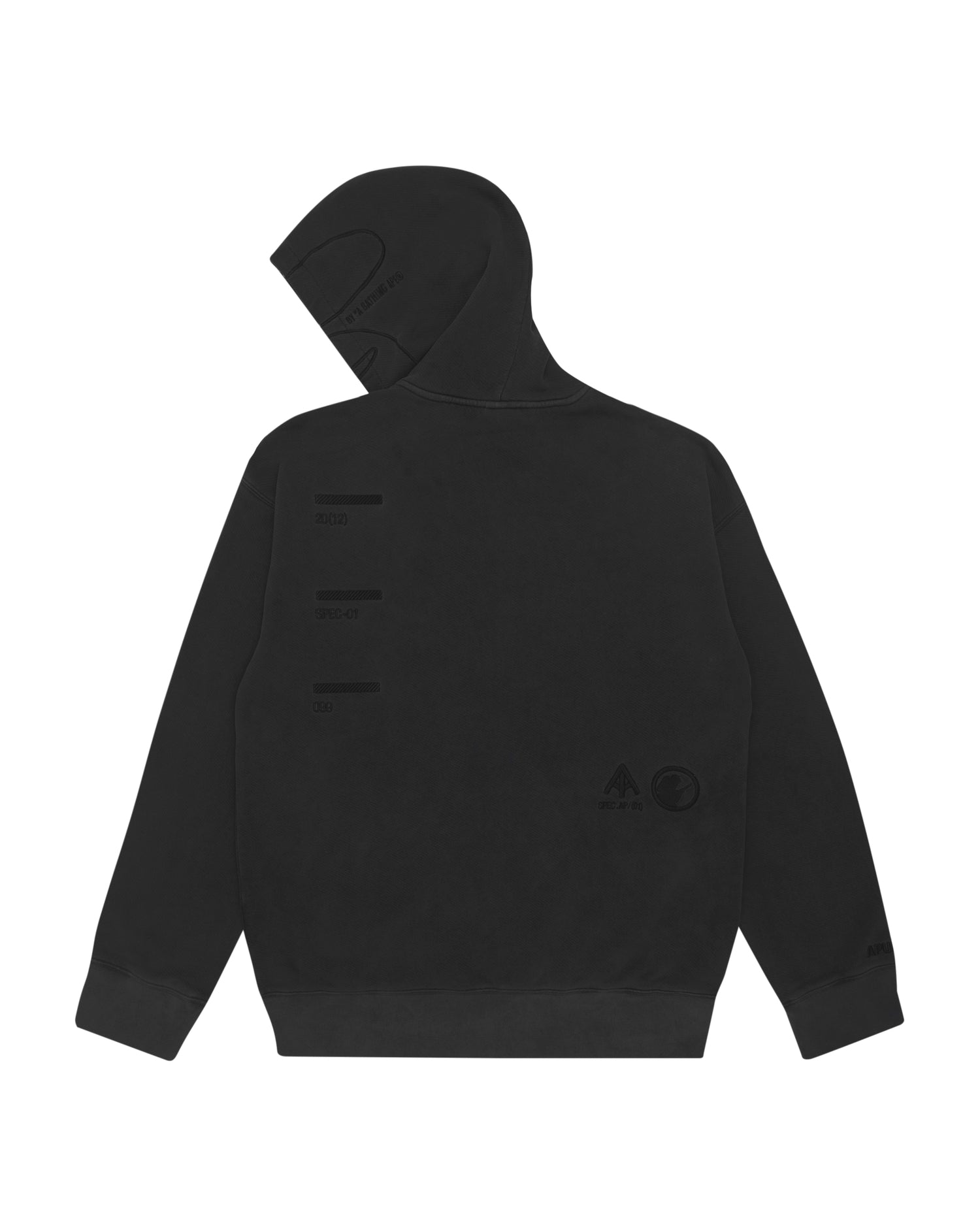 AAPE EMBROIDERED ZIP-UP HOODIE