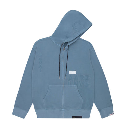 AAPE EMBROIDERED ZIP-UP HOODIE