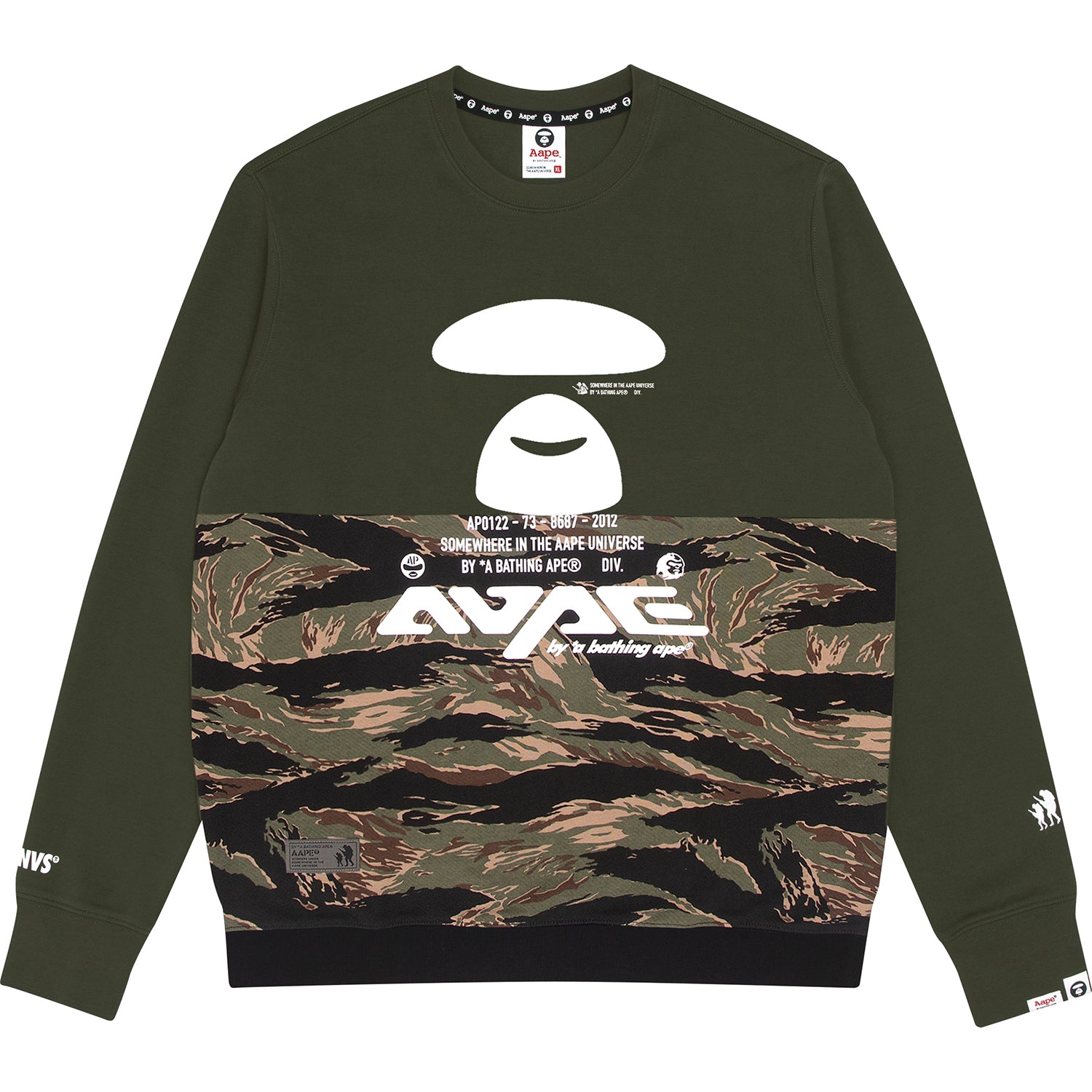 AAPE CREW NECK SWEATER