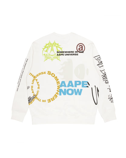 AAPE CREW NECK SWEATER