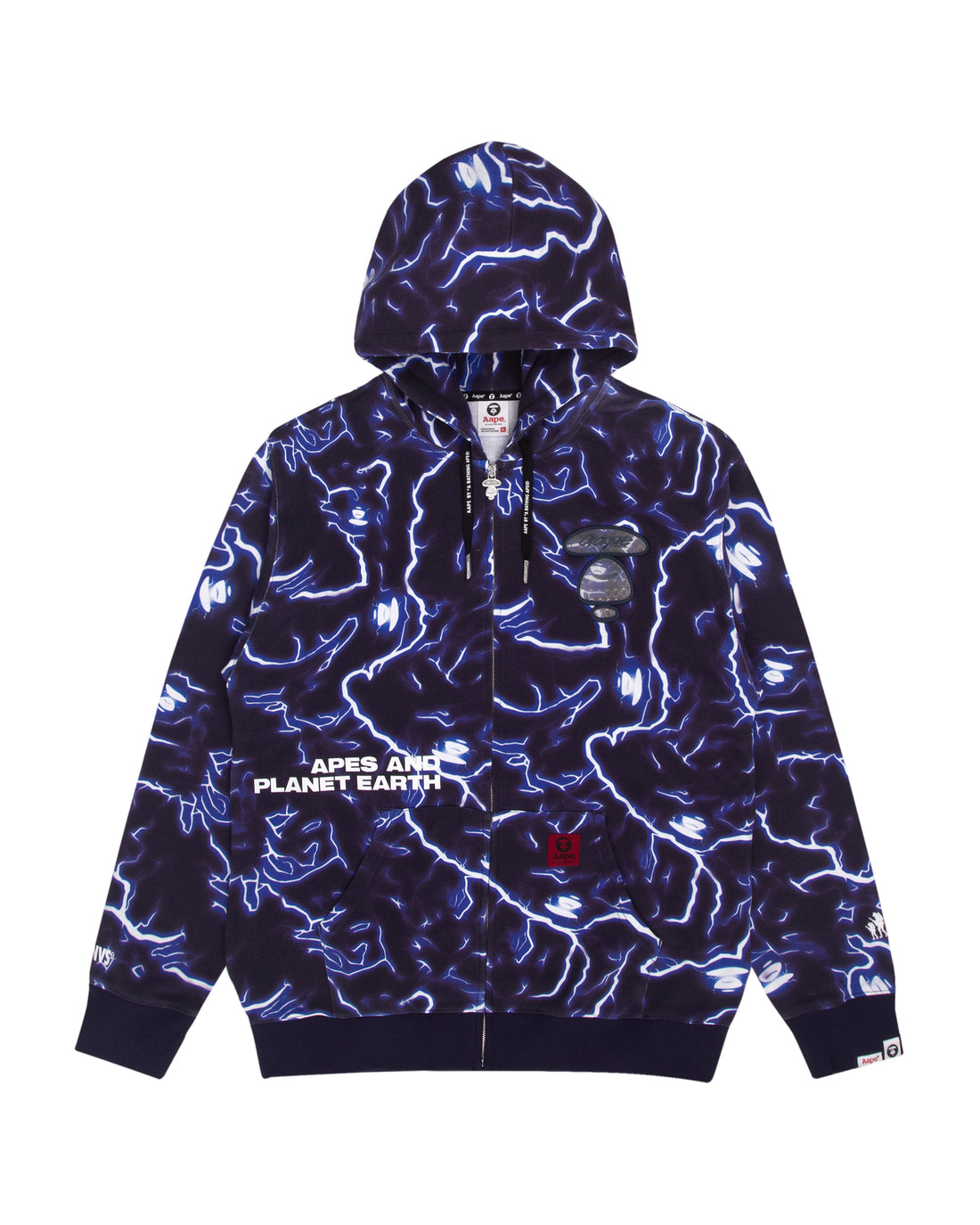 AAPE ZIP UP SWEATER