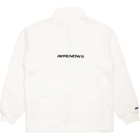AAPE ZIP UP FLEECE SWEATSHIRT