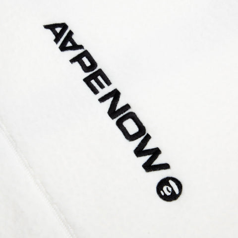 AAPE ZIP UP FLEECE SWEATSHIRT
