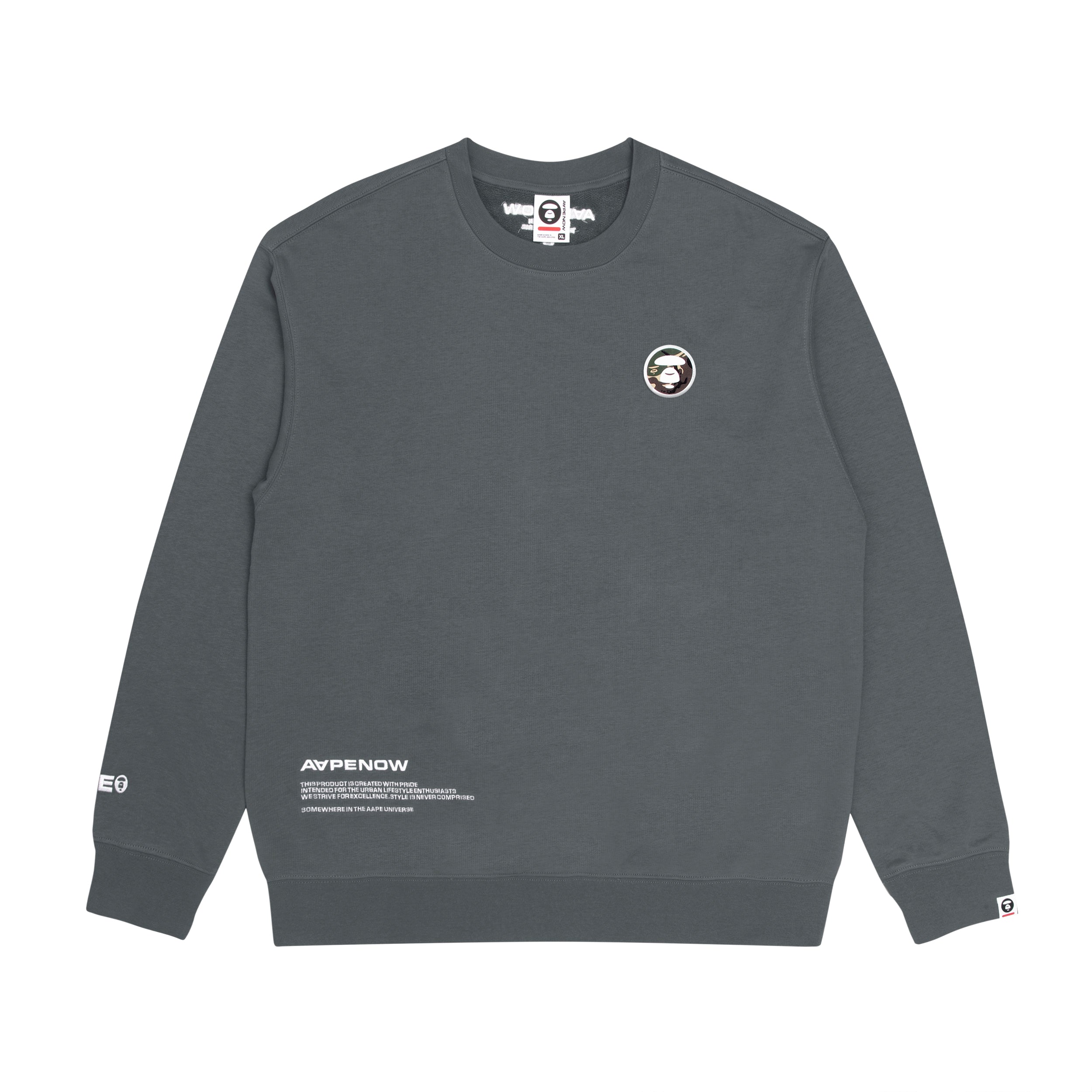 AAPE CREW NECK SWEATER