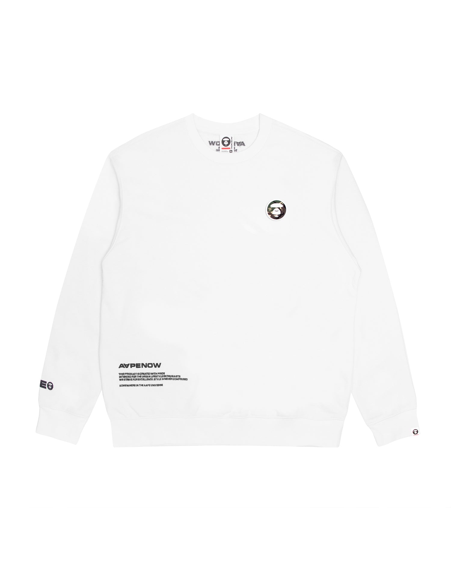 AAPE CREW NECK SWEATER