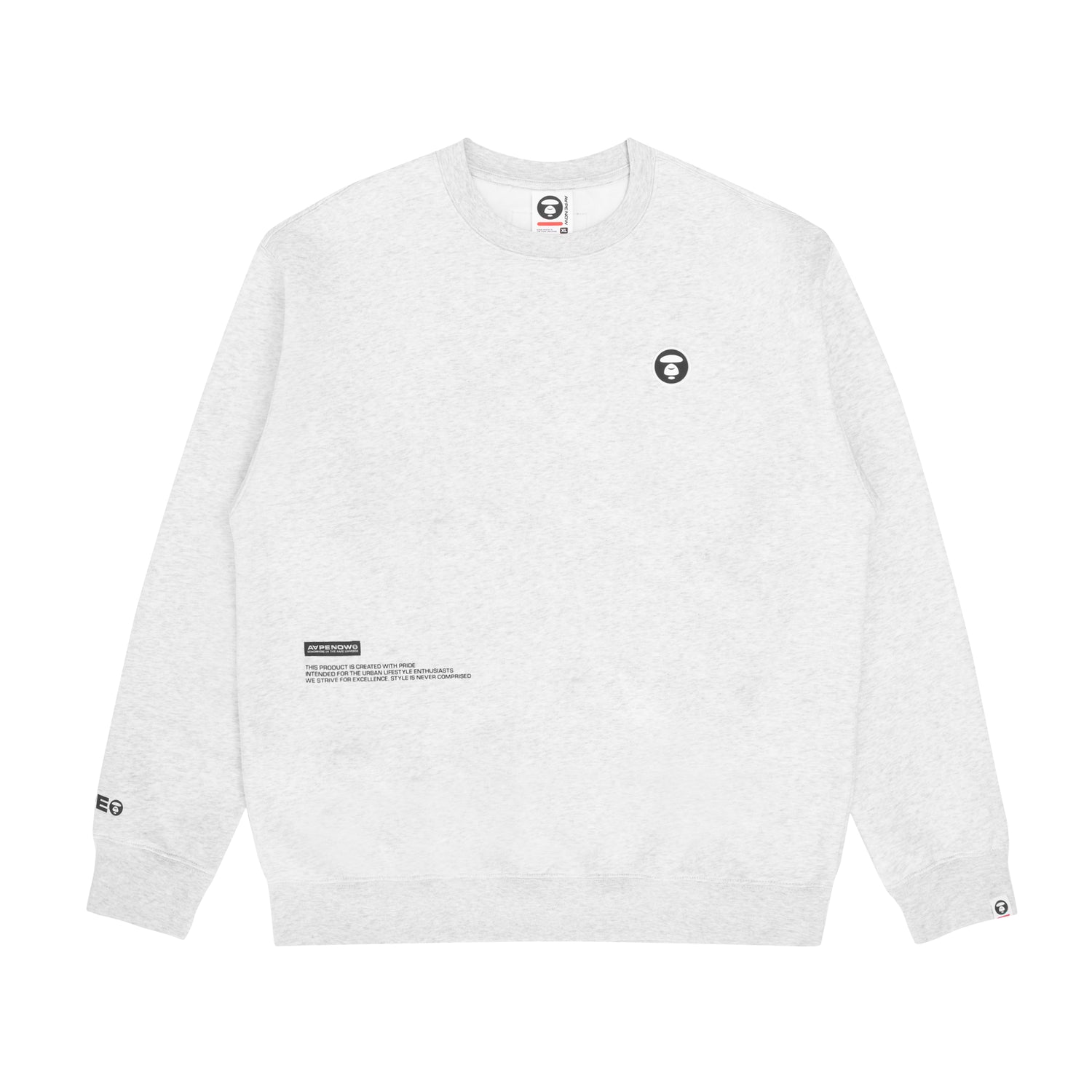 AAPE AAPENOW CREW NECK SWEATER