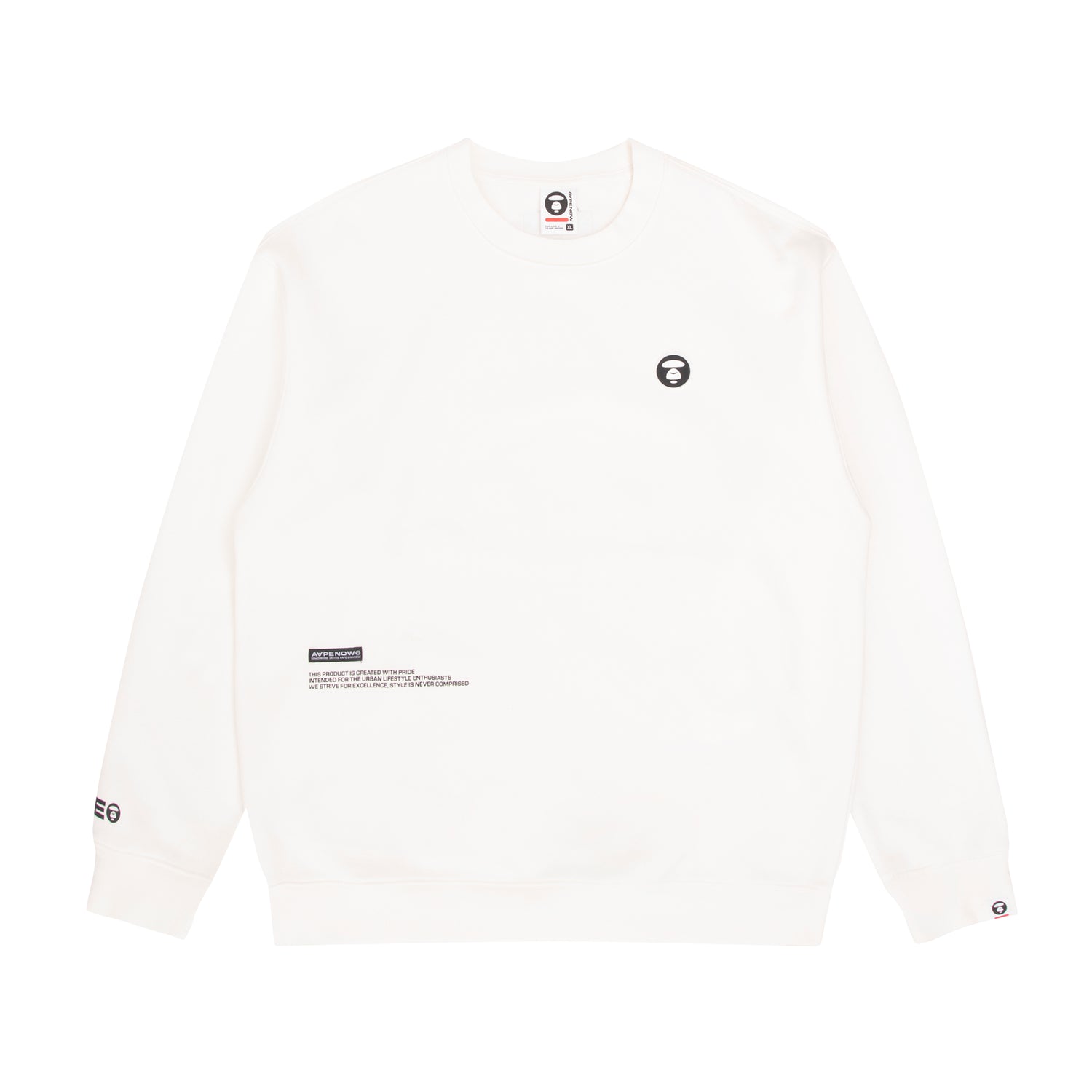 AAPE AAPENOW CREW NECK SWEATER