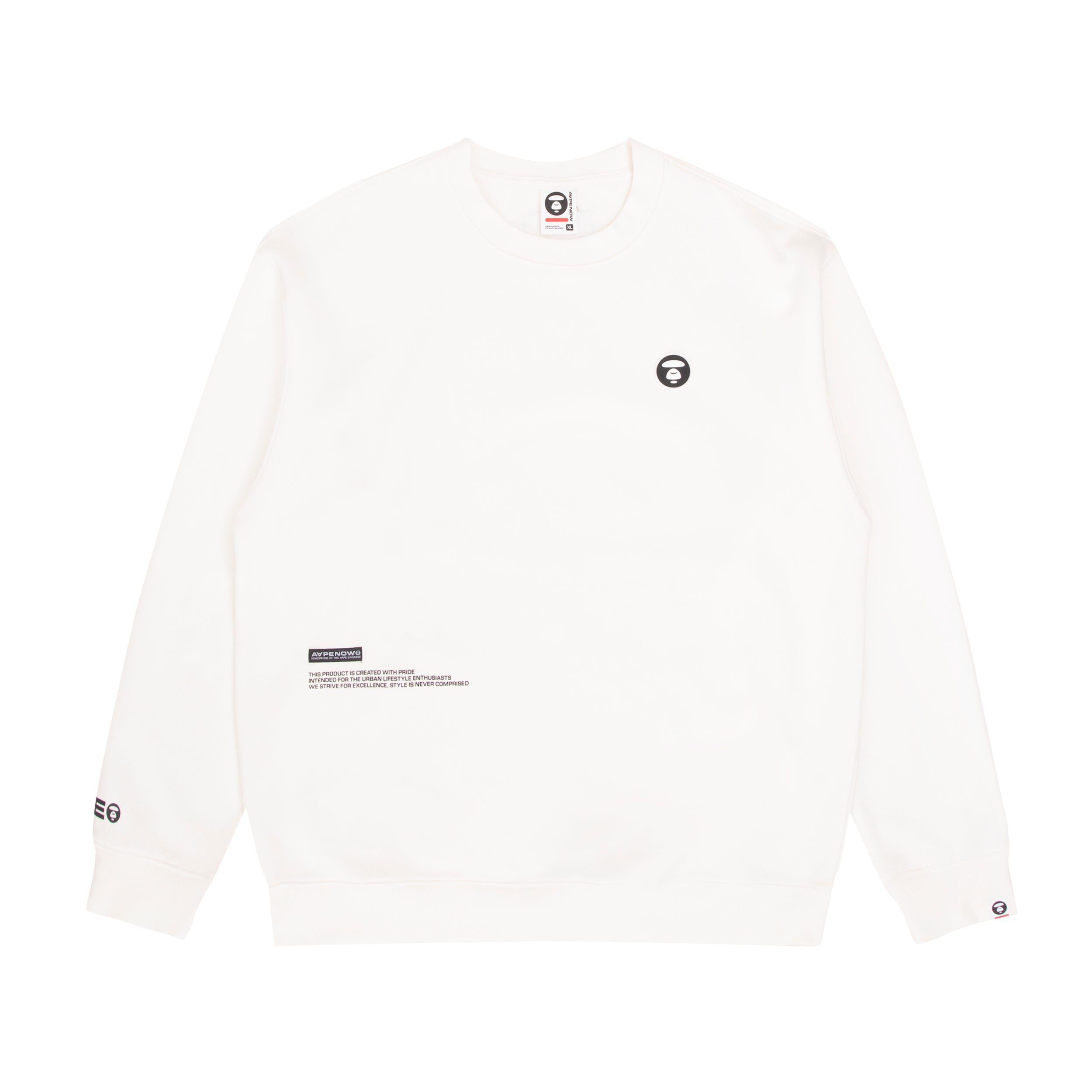 AAPE AAPENOW CREW NECK SWEATER