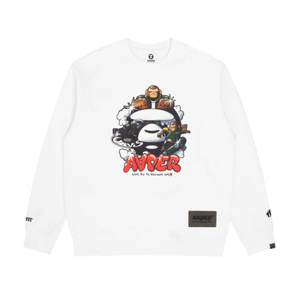 AAPE THEME CREW NECK SWEATER