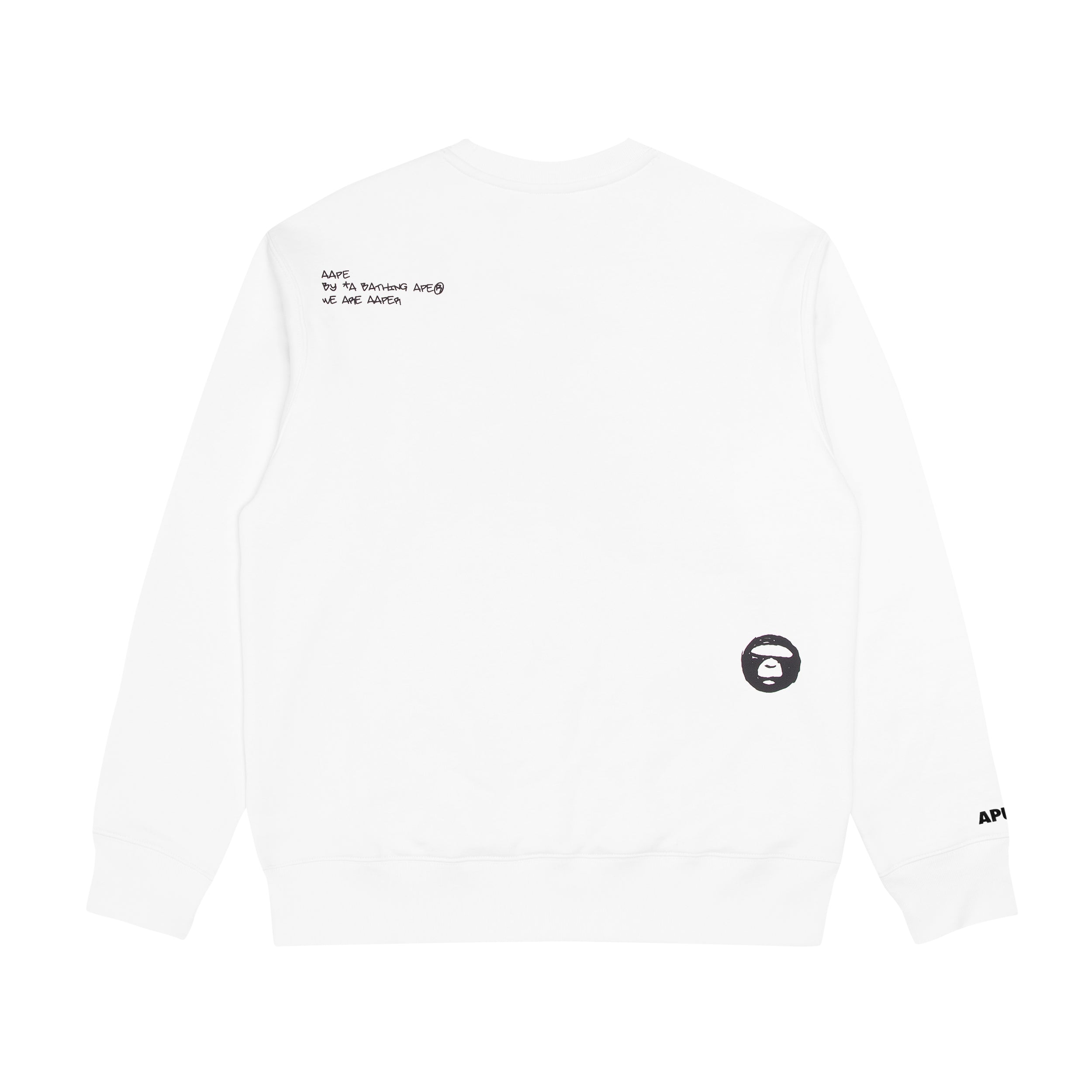 AAPE THEME CREW NECK SWEATER