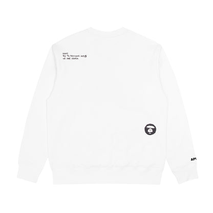 AAPE THEME CREW NECK SWEATER