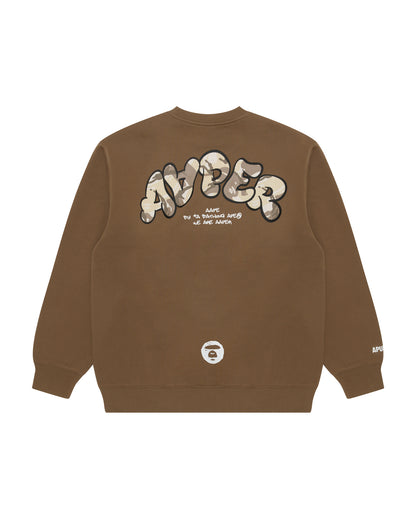 AAPE THEME CREW NECK SWEATER