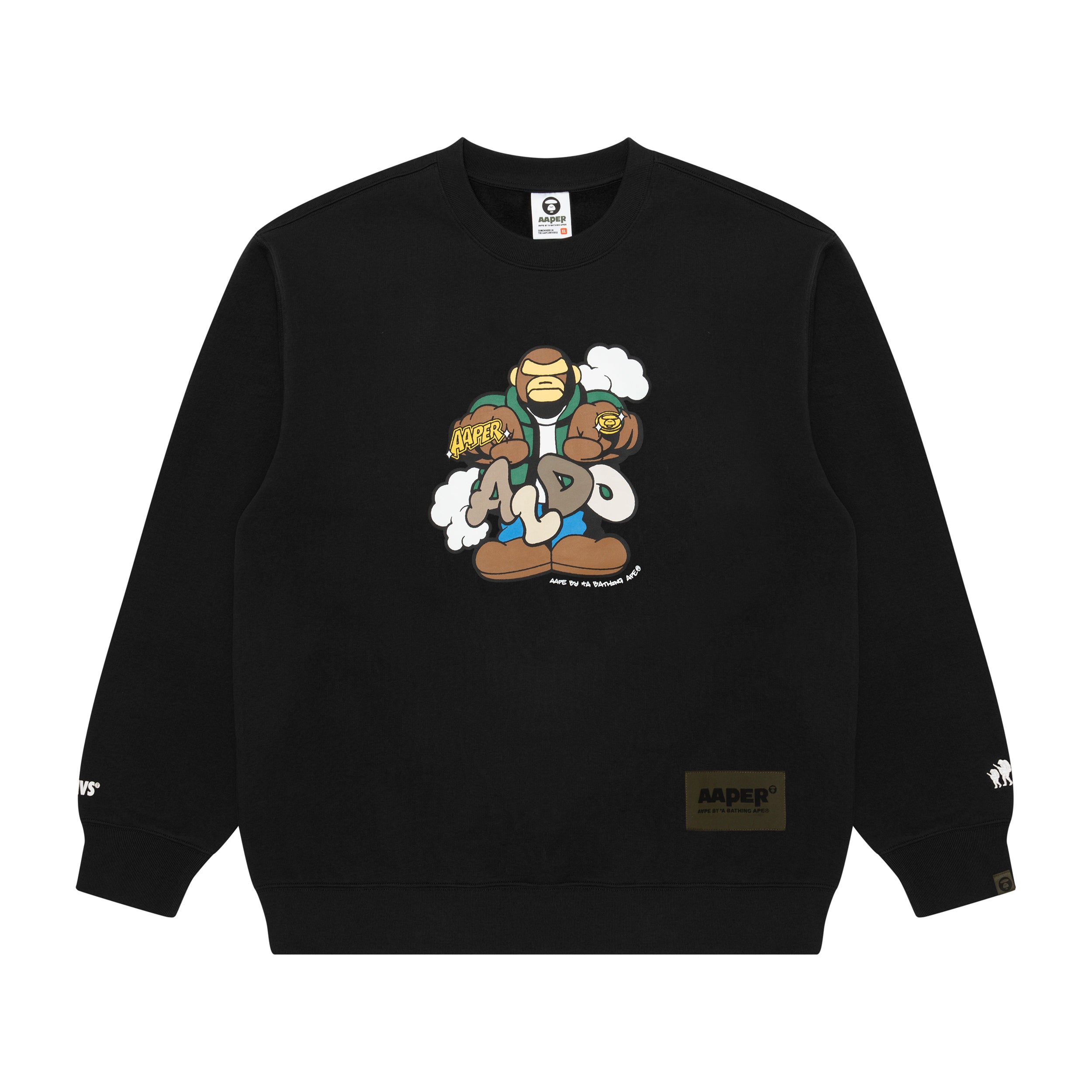 AAPE THEME CREW NECK SWEATER