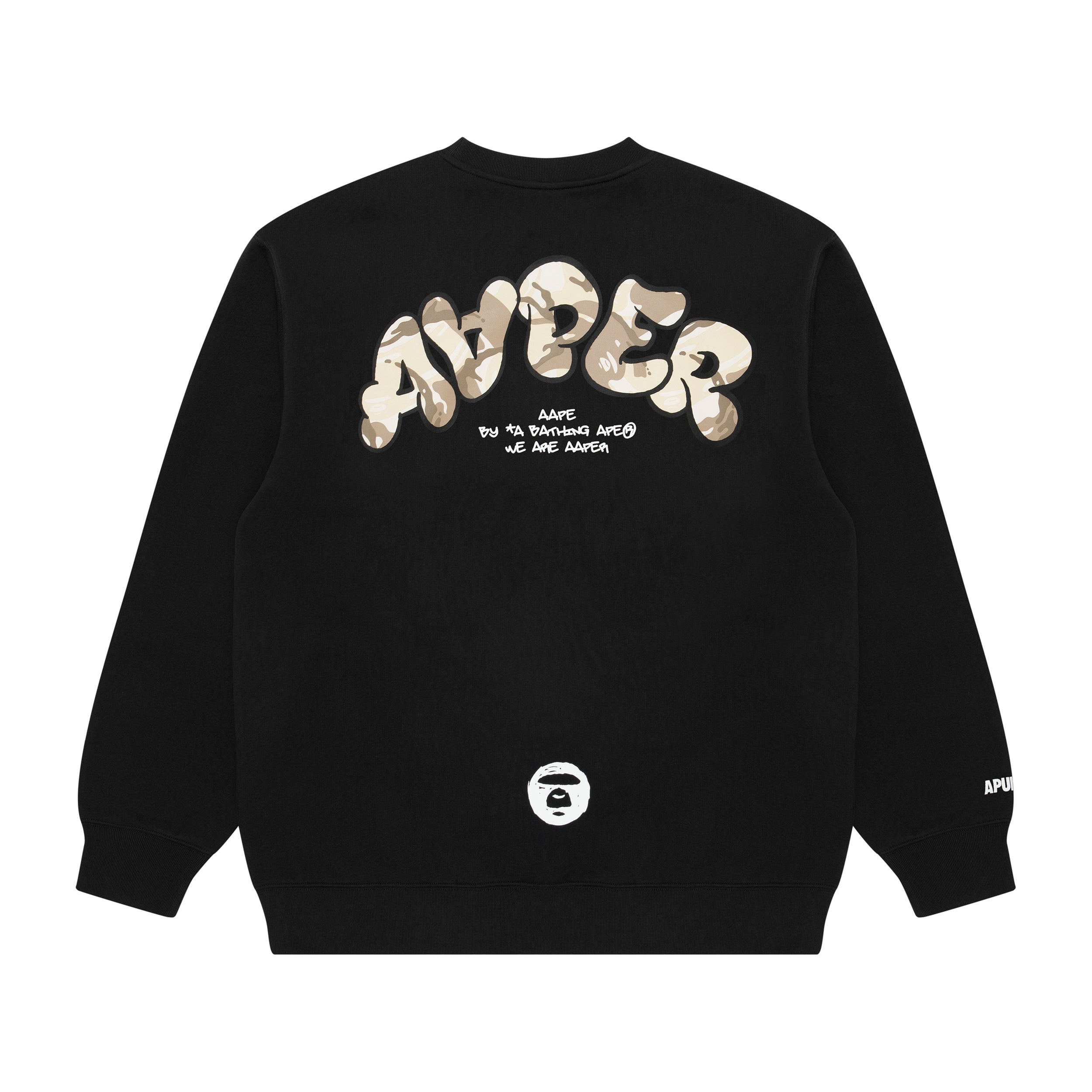 AAPE THEME CREW NECK SWEATER