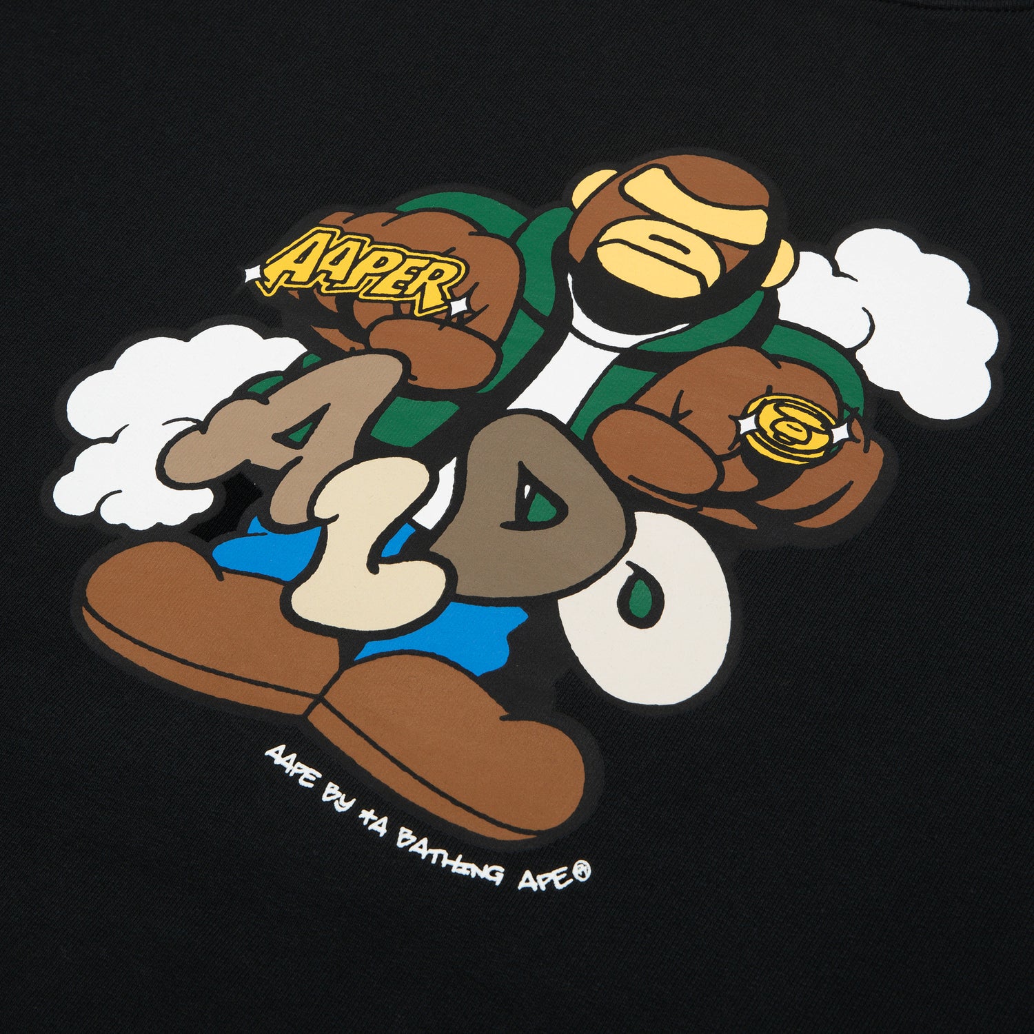 AAPE THEME CREW NECK SWEATER