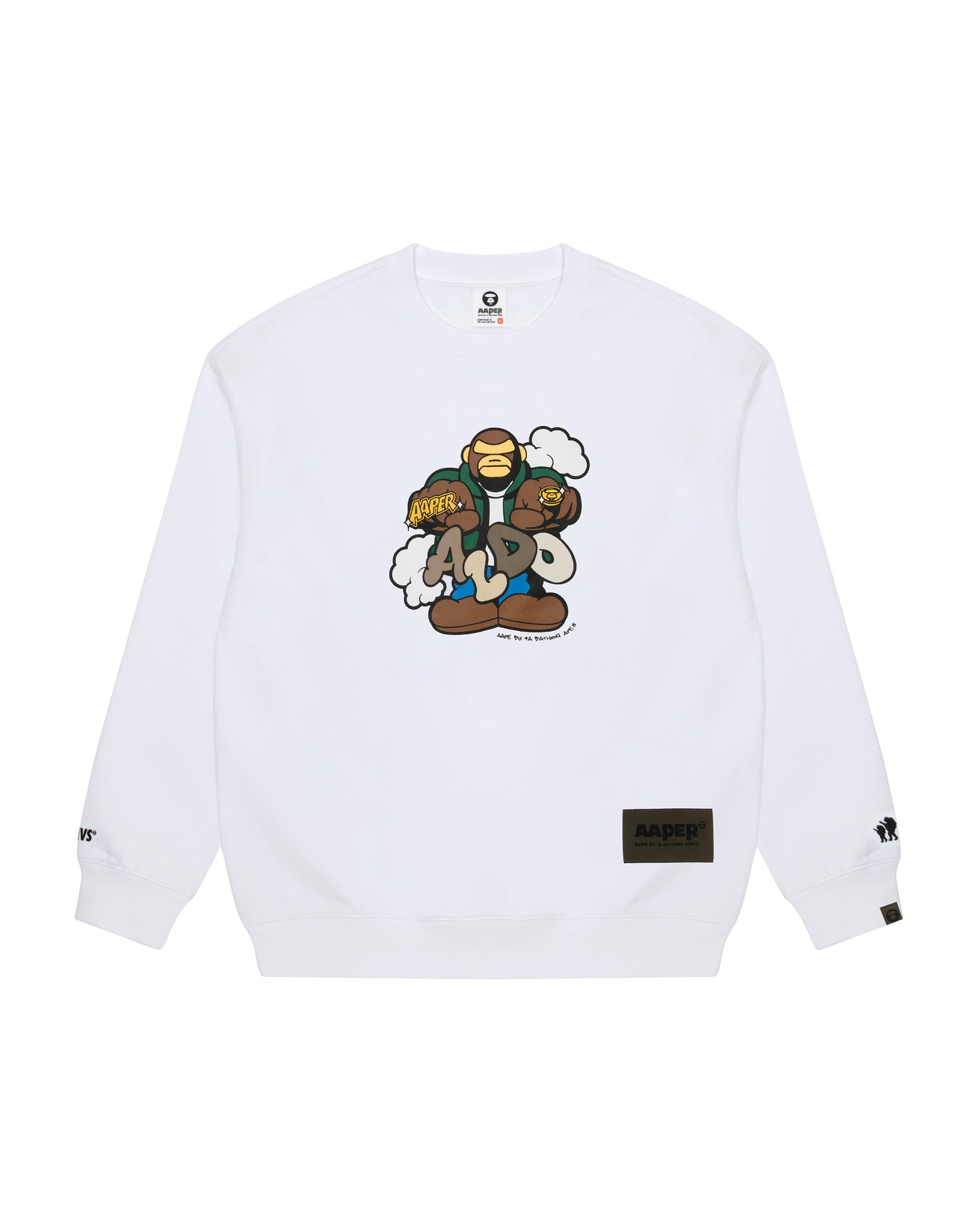 AAPE THEME CREW NECK SWEATER