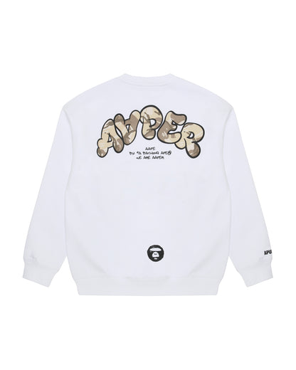 AAPE THEME CREW NECK SWEATER