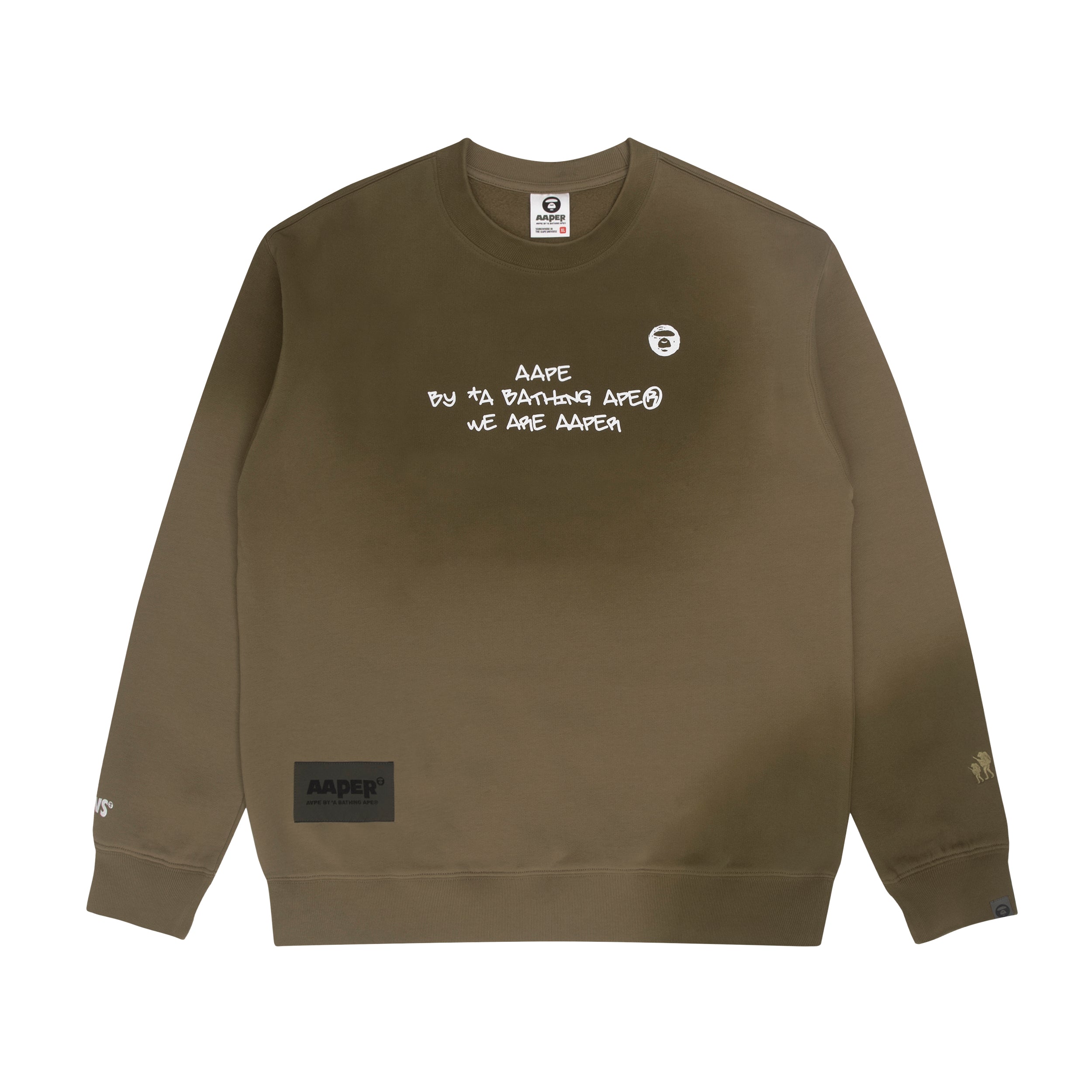 AAPE THEME CREW NECK SWEAT