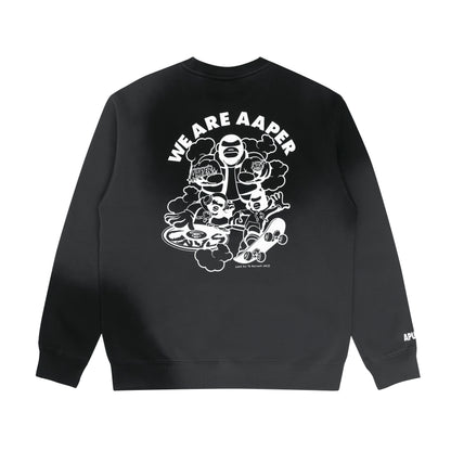 AAPE THEME CREW NECK SWEAT