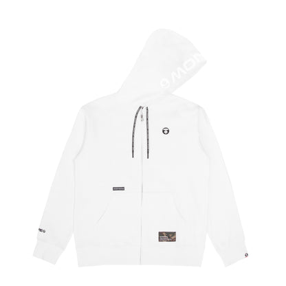 MOONFACE EMBROIDERED ZIP HOODIE