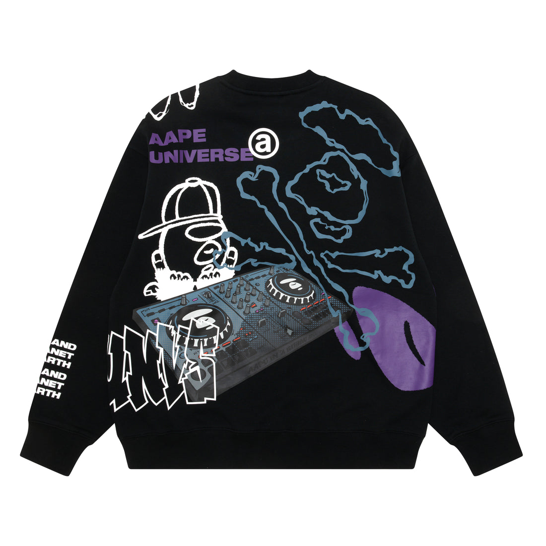 AAPE THEME CREW NECK SWEATER