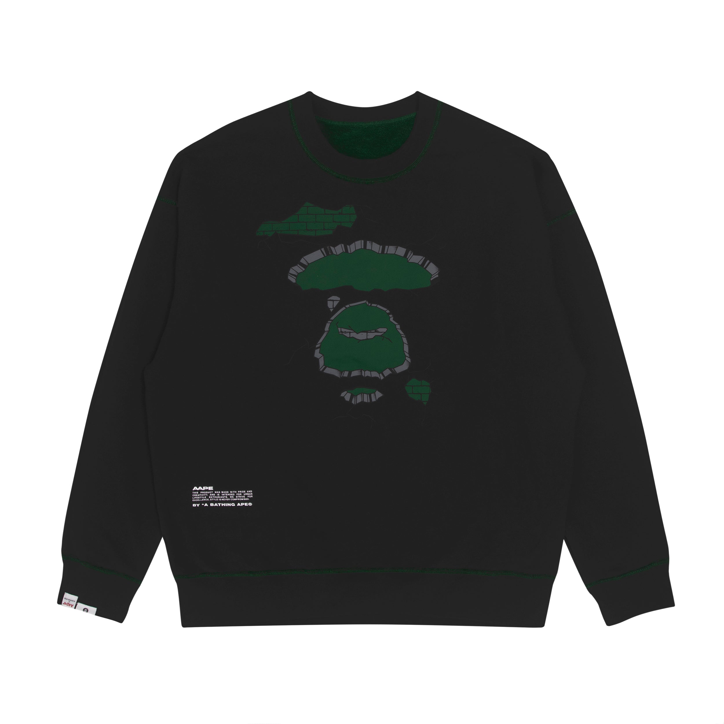 AAPE FANCY CREW NECK SWEATER