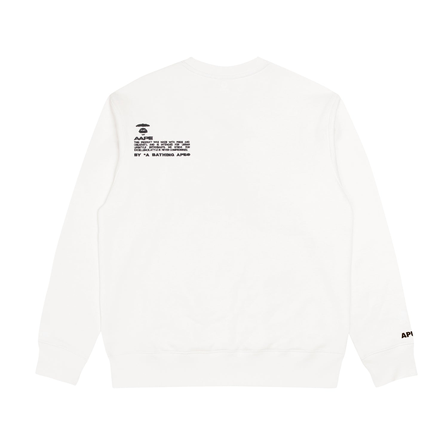 AAPE FANCY CREW NECK SWEATER