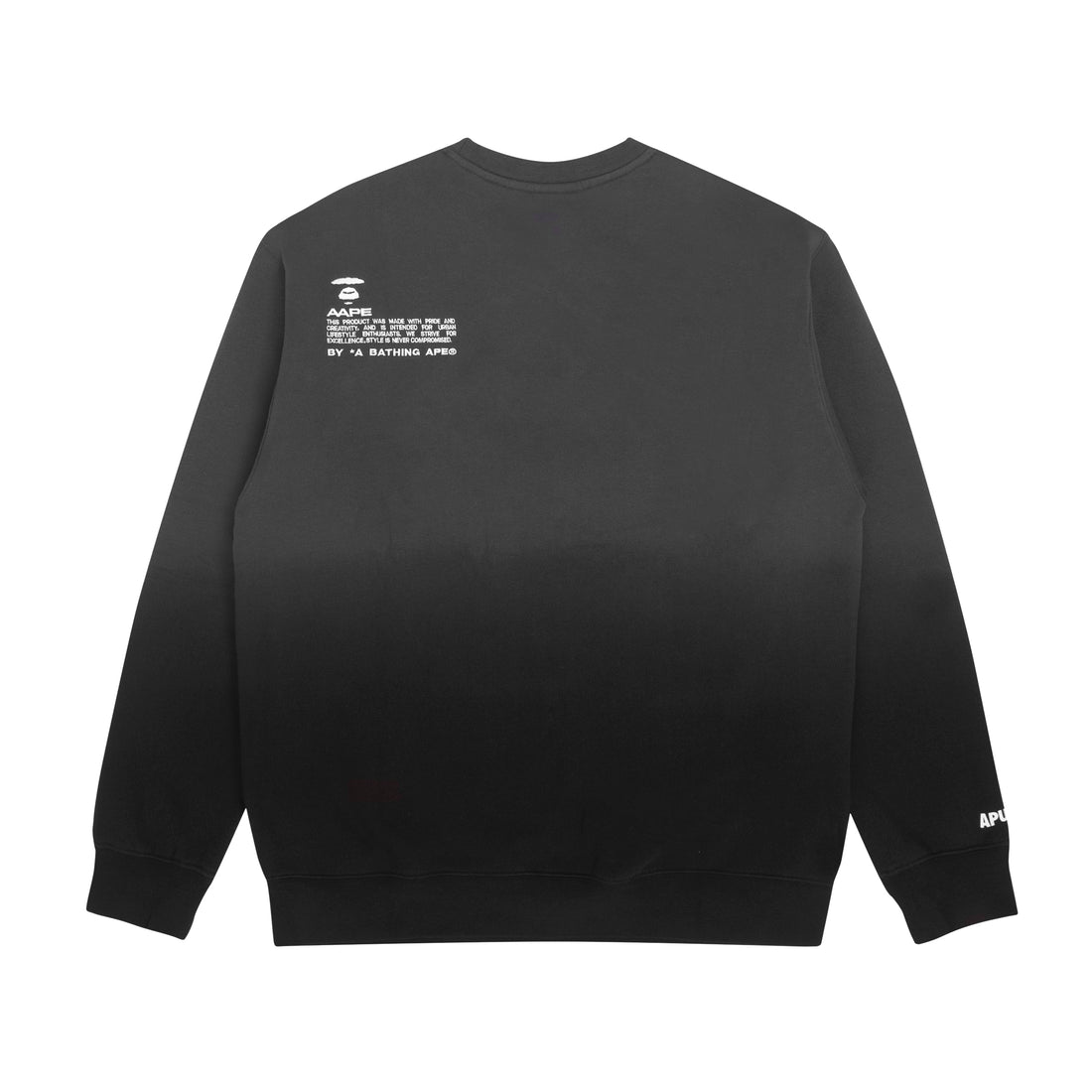 AAPE FANCY CREW NECK SWEATER