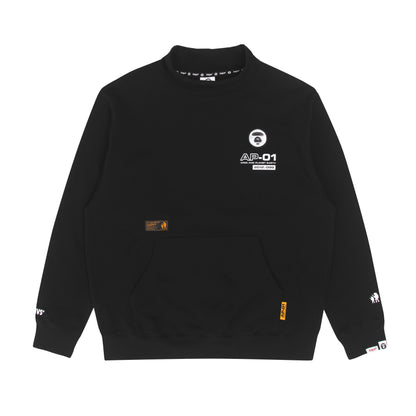 AAPE THEME CREW NECK SWEAT