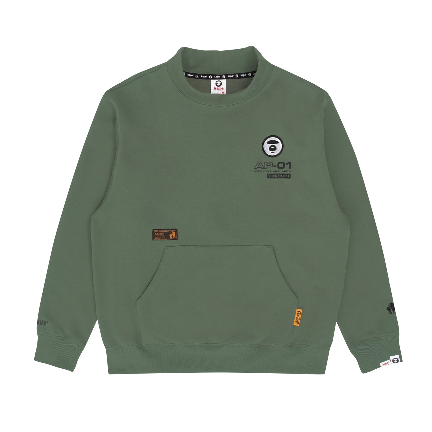 AAPE THEME CREW NECK SWEAT