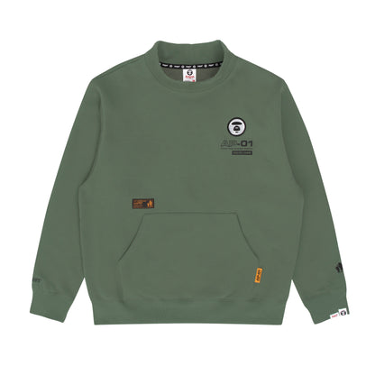 AAPE THEME CREW NECK SWEAT