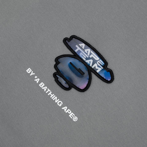 MOONFACE PATCH DRAWSTRING SLEEVE HOODIE