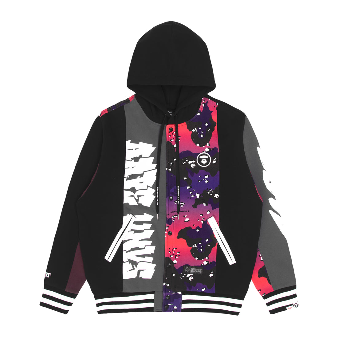 AAPE FANCY ZIP UP SWEATER